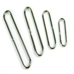 Metal loop oval - welded - nickel free