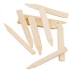 wooden pegs
